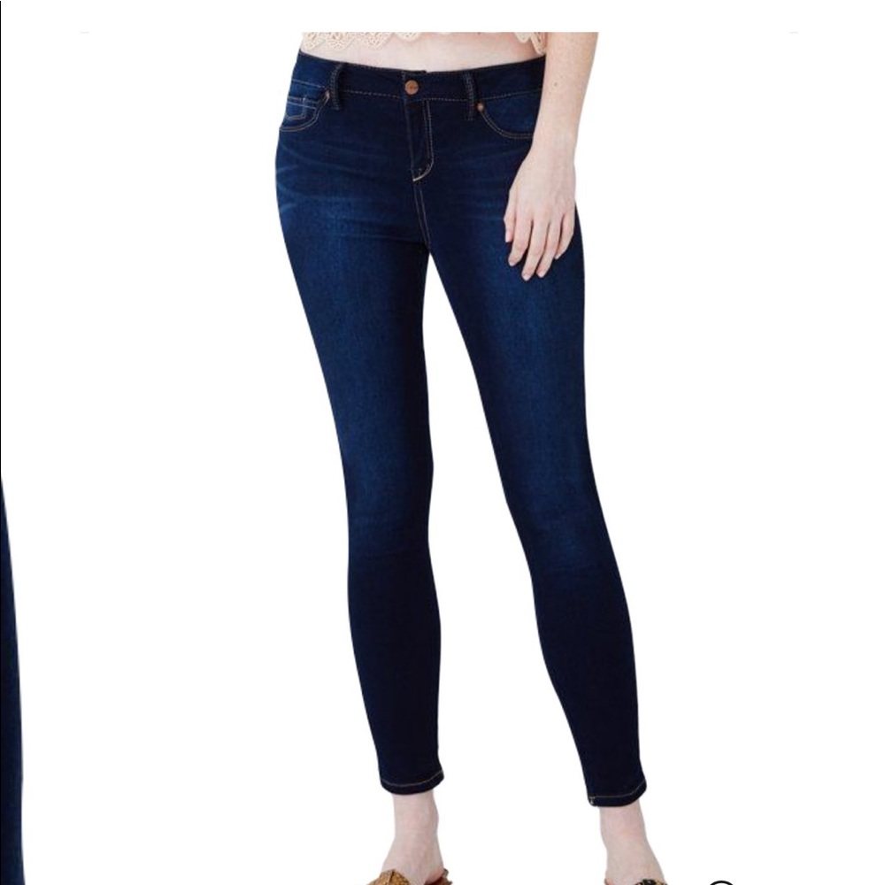 1822 Ankle Skinny Butter Denim Blue Jeans 16